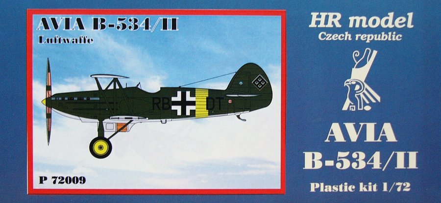 1/72 Avia B-534/II Luftwaffe (incl. PE)