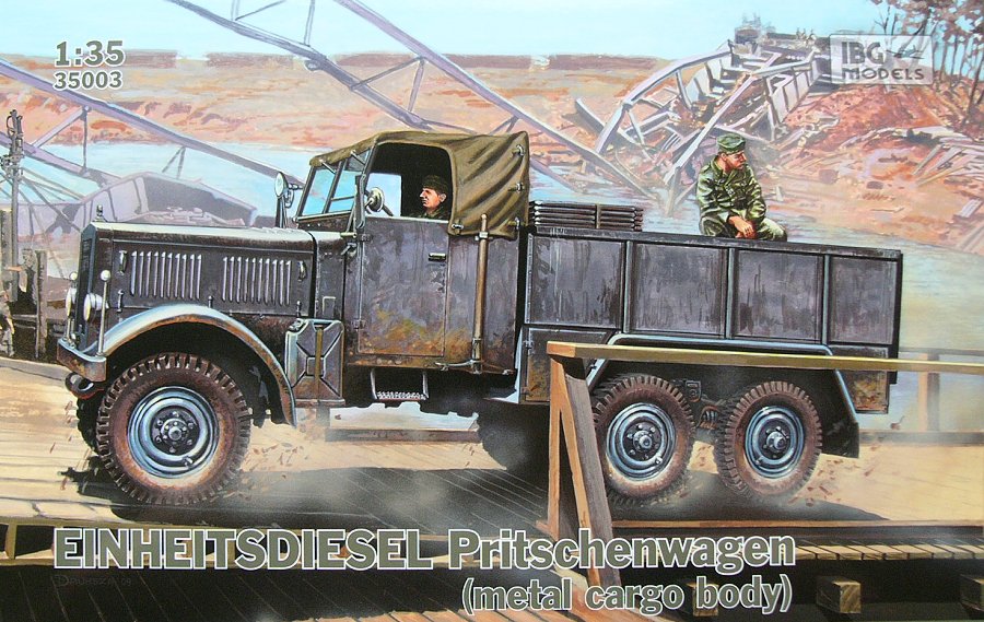 1/35 EINHEITSDIESEL Pritschenwagen (metal cargo)