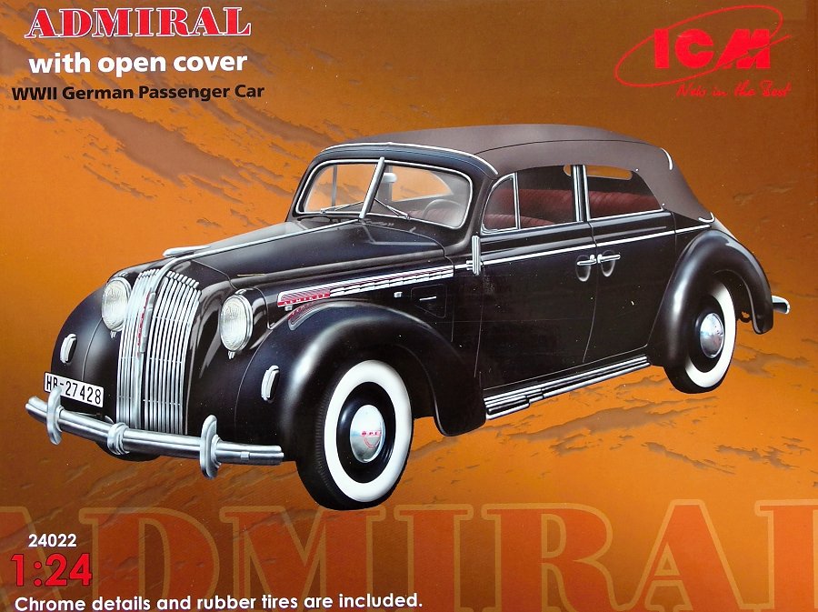 1/24 ADMIRAL Cabriolet with open cover