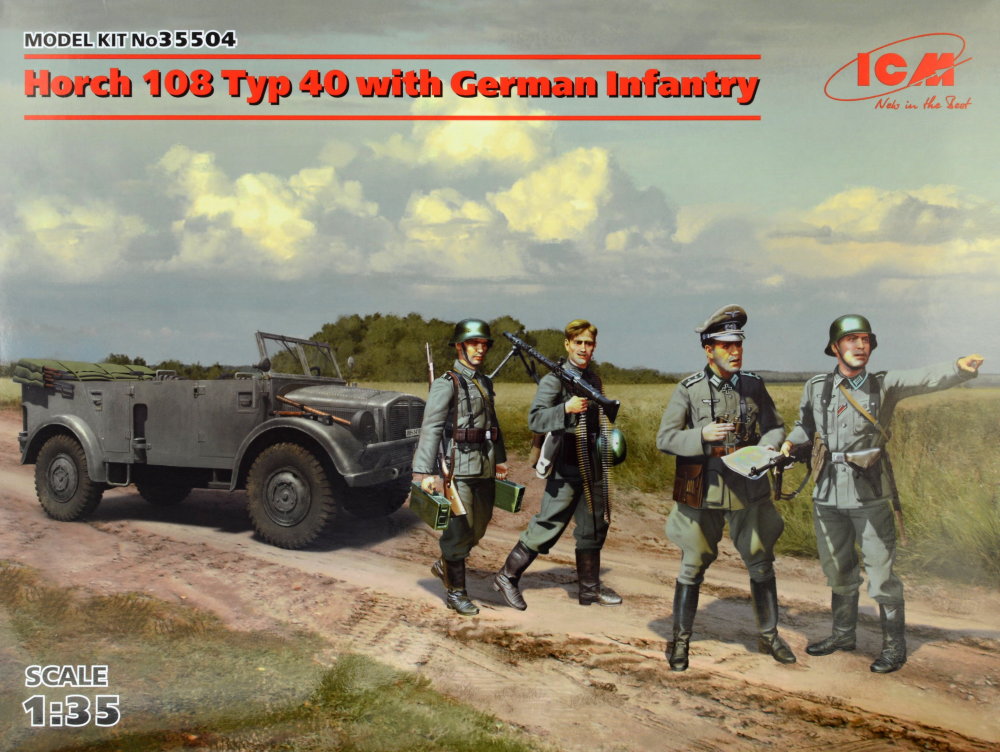 1/35 Horch 108 Typ 40 with German Infantry