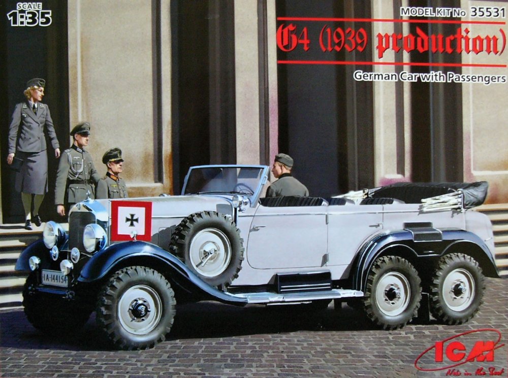 1/35 G4 (1939 production) German Car w/ passengers
