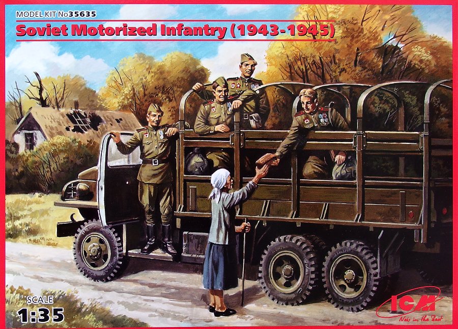 1/35 Soviet Motorized Infantry 1943-1945 (5 fig.)