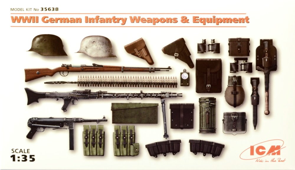 1/35 German WWII Infantry Weapons & Equipment