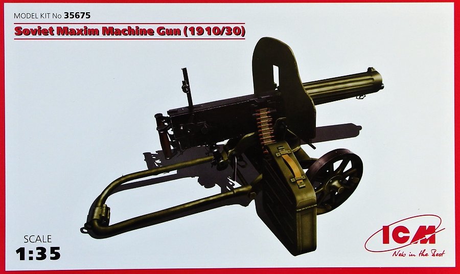 1/35 MAXIM Russian Machine Gun (1910/30)