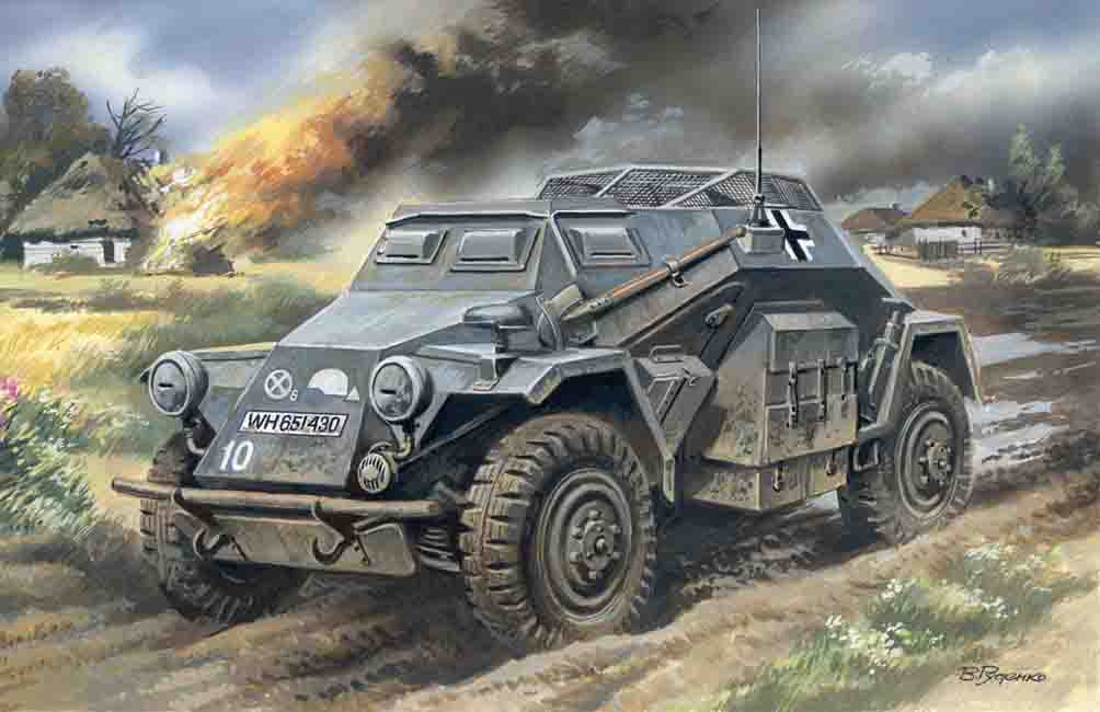 1/72 Sd.Kfz 260 German Radio Communication Vehicle