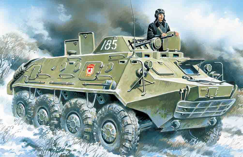1/72 BTR-60PB Armored Personnel Carrier