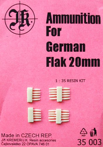 1/35 German Flak 20mm - cartridge cases (30 pcs.)