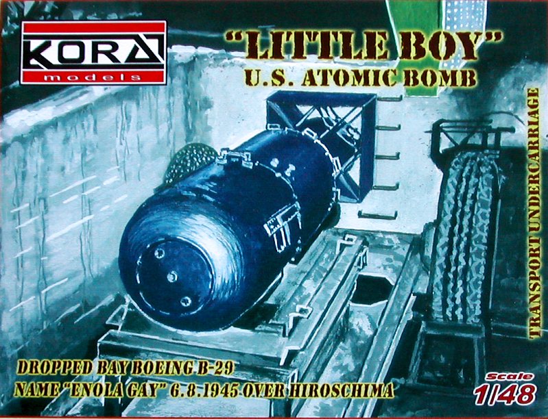 1/48 'Little Boy' US Atomic bomb+transp.undercar.