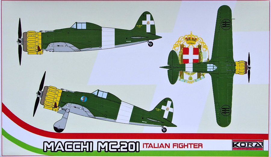 1/72 Macchi MC.201 Italian Fighter (resin kit)