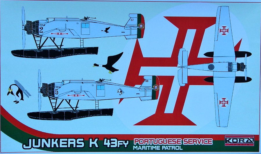 1/72 Junkers K 43FY Floats (Portuguese Service)