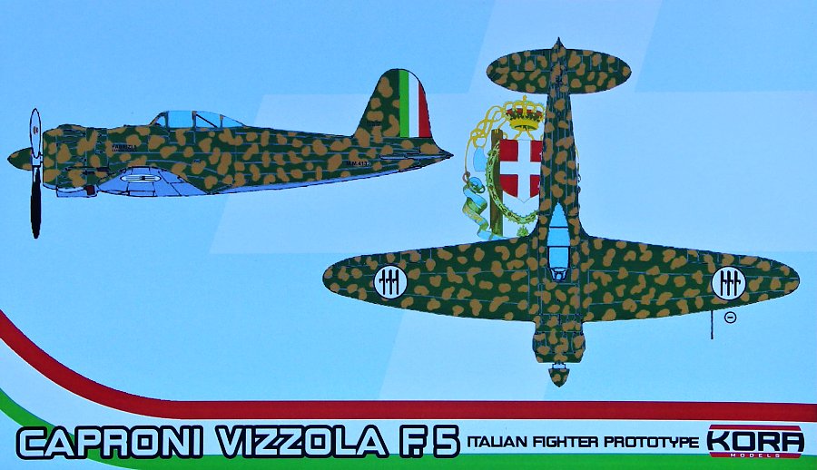 1/72 Caproni Vizzola F.5 Italian Fighter Prototype