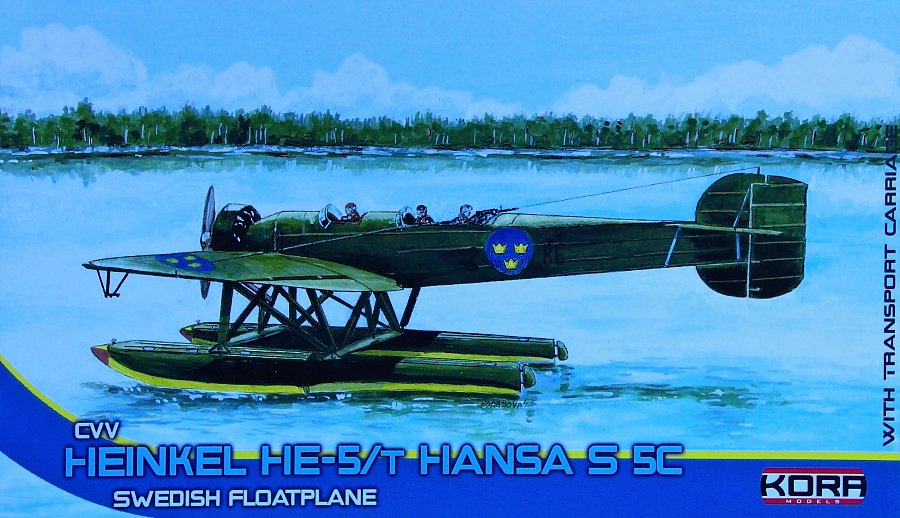 1/72 Heinkel He-5/T Hansa S 5C Swedish Floatplane