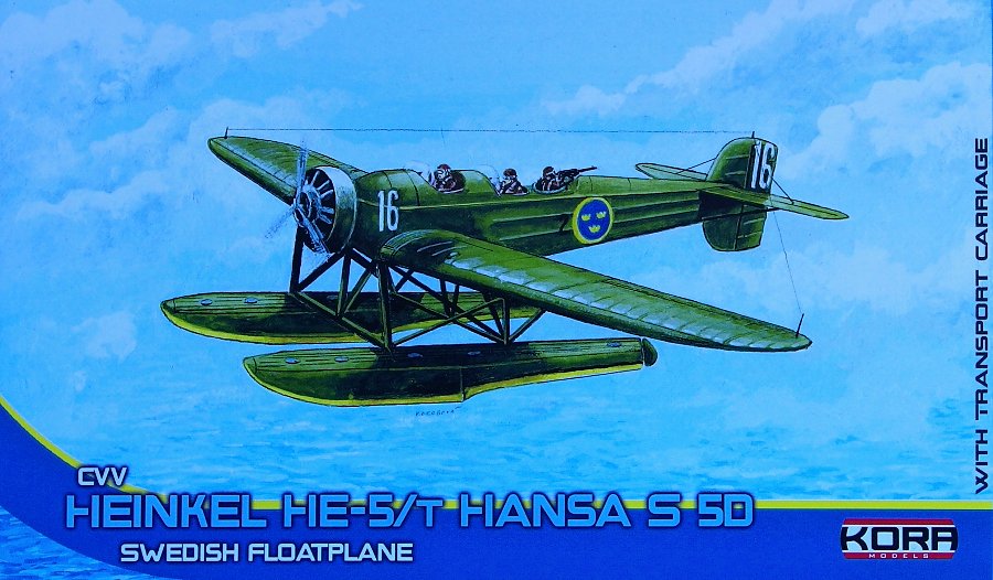 1/72 Heinkel He-5/T Hansa S 5D Swedish Floatplane