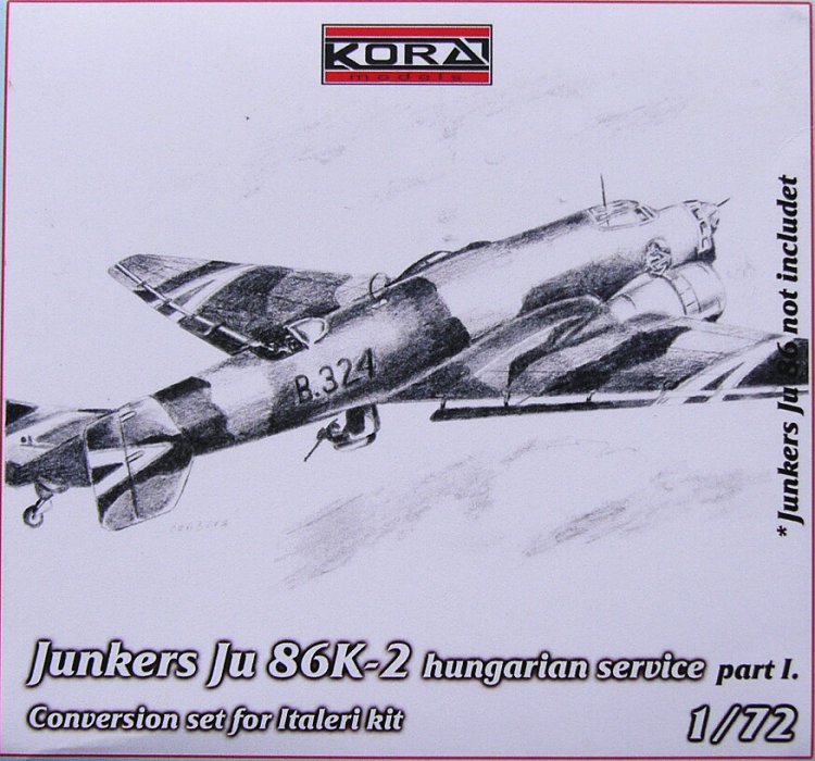 1/72 Junkers Ju 86K-2 Hungary Conv.set (Part I)