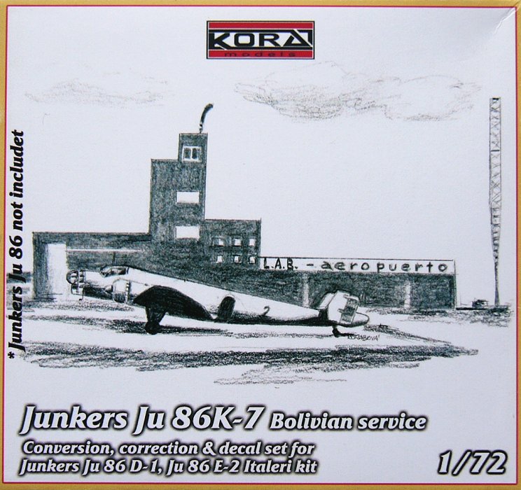 1/72 Ju 86K-7 Bolivian service - Conv.Set (ITAL)