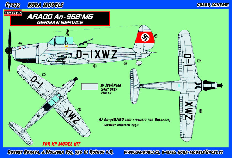 1/72 Arado Ar-96B/MG German Service (KP)