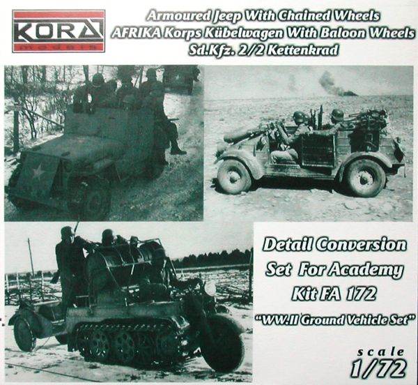 1/72 Det.Conv.Set for Academy kit FA 172 (3 types)