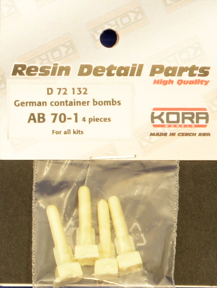 1/72 German container bombs AB 70-1 (4 pcs.)