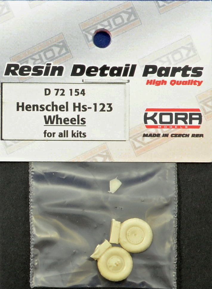 1/72 Wheels for Henschel Hs-123