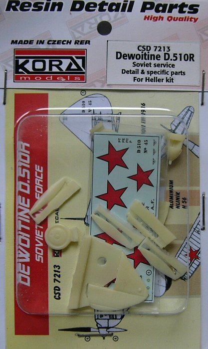 1/72 Dewoitine D.510R Detail set&decal (Soviet)