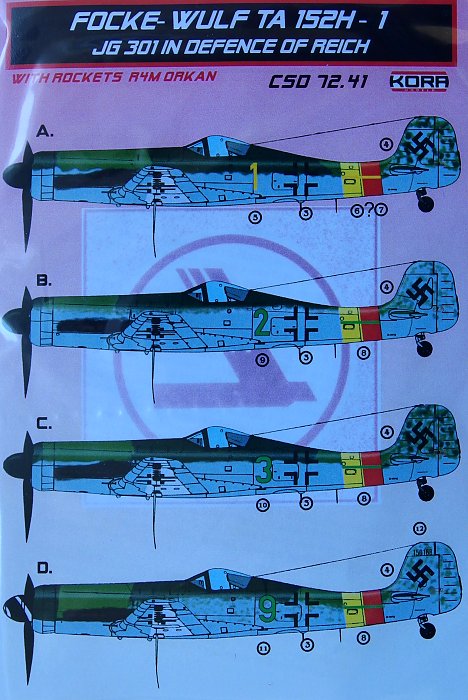 1/72 Focke-Wulf Ta 152H-1 Conv.set & decal