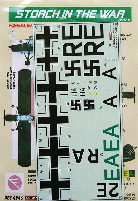 1/48 Decals Fi-156 C-1/2 (In Barbarossa) - part I