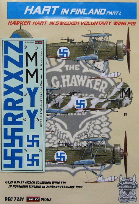 1/72 Decals Hawker Hart in Finland (Part I.)