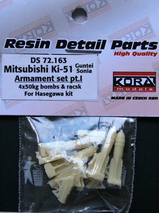 1/72 Mitsubishi Ki-51 Guntei/Sonia - Armament I.