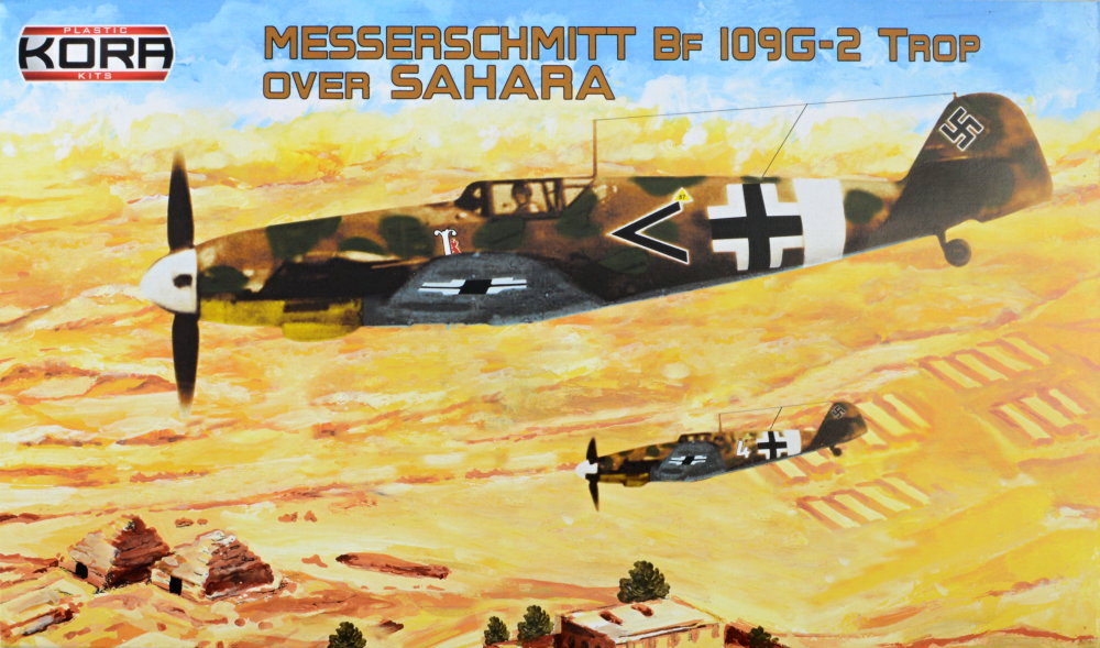 1/72 Bf 109G-2 over Sahara (plastic kit&resin set)