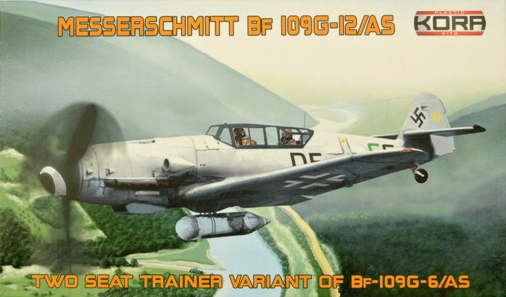 1/72 Bf 109G-12/AS Two seat trainer (3x camo)