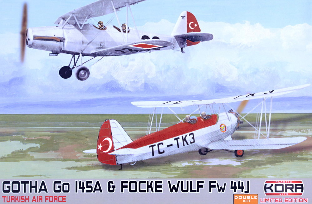 1/72 Gotha Go 145A & Focke-Wulf Fw 44J (2-in-1)