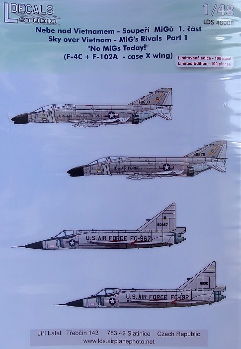1/48 Decals Sky over Vietnam - MiG's Rivals Part 1
