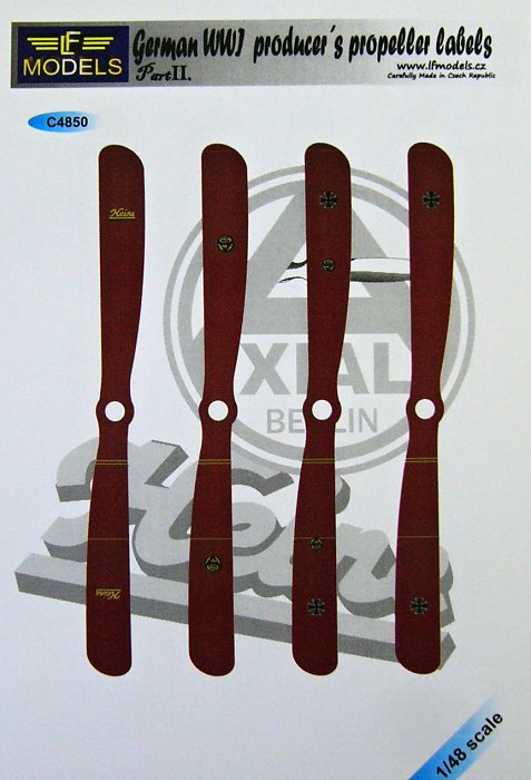 1/48 Decals German WWI propeller labels - Part II
