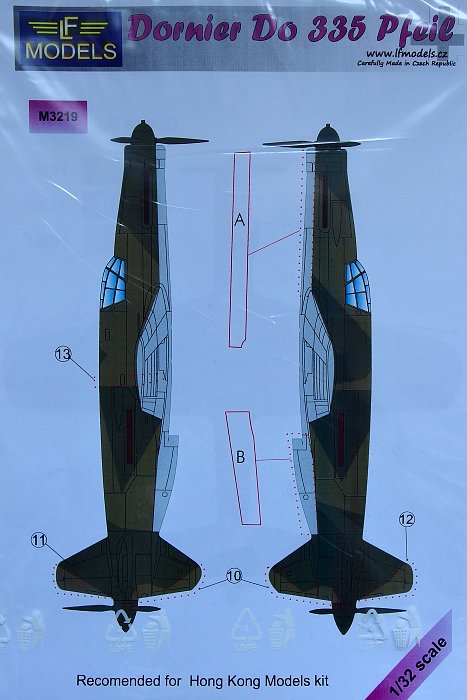 1/32 Mask Dornier Do 335 Pfeil (HK MODEL)