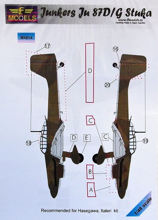 1/48 Mask Ju 87D/G Stuka (HAS/ITAL)