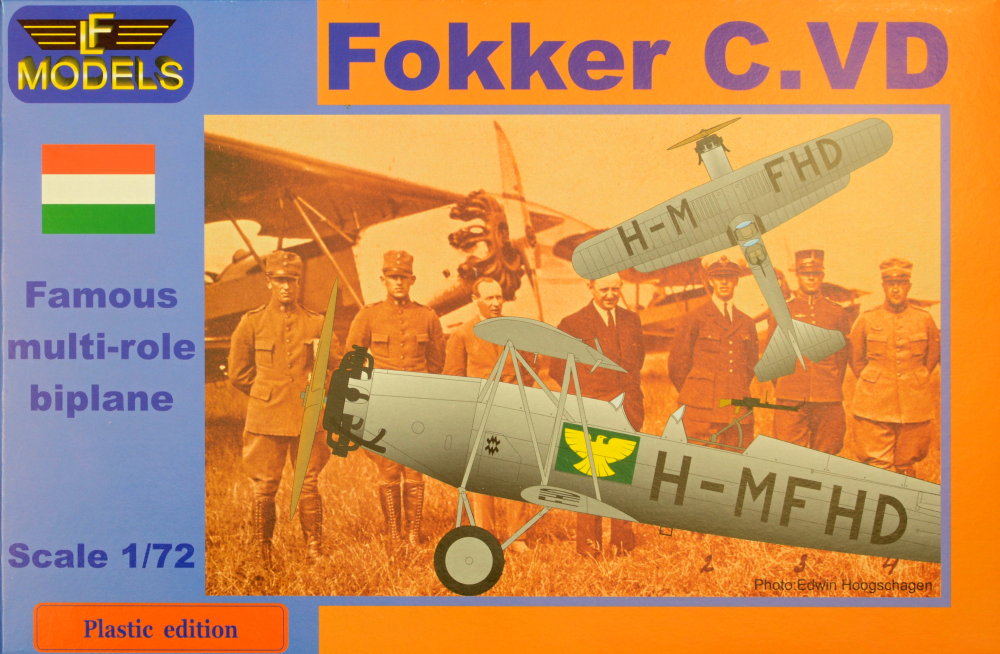 1/72 Fokker C.VD - Hungary (3x camo)