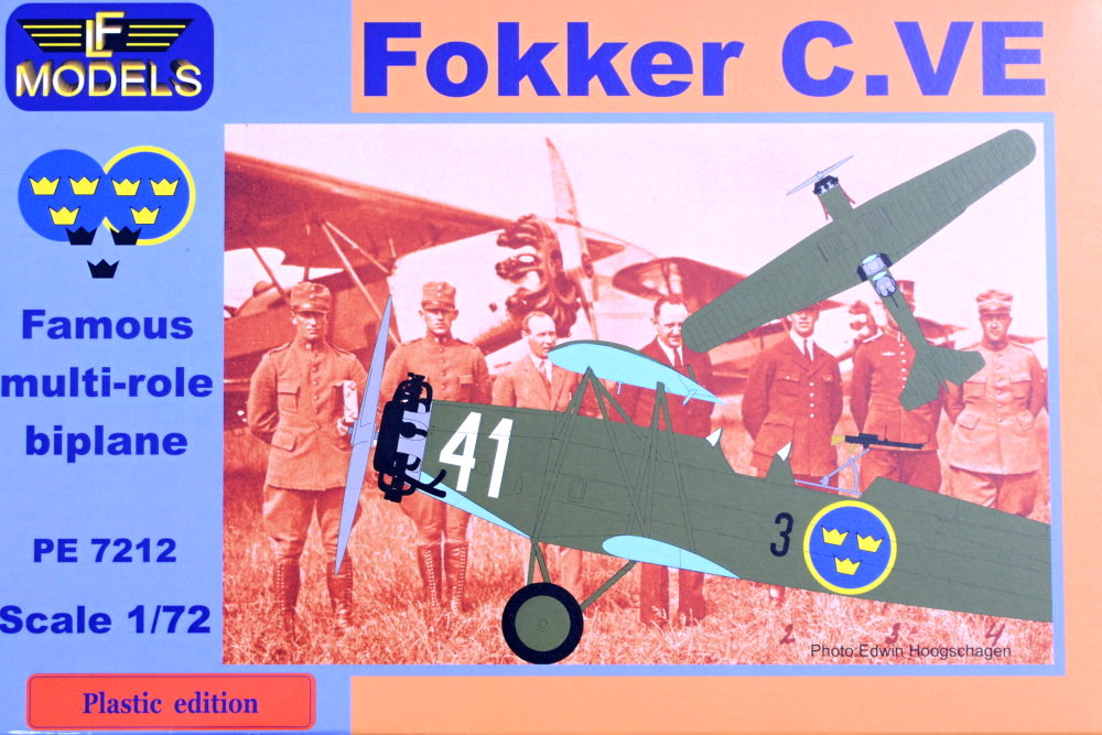 1/72 Fokker C.VE - Sweden 1932-1940 (3x camo)