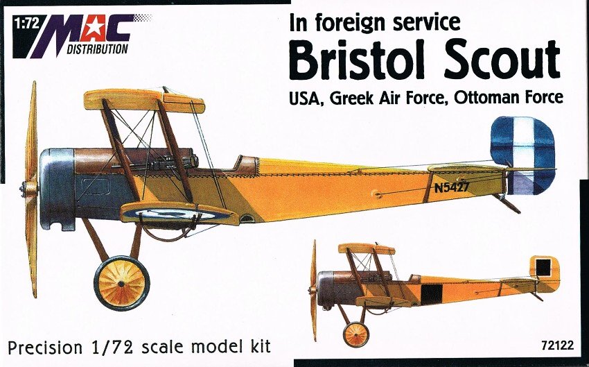 1/72 Bristol Scout (USA, Greek AF, Ottoman Force)