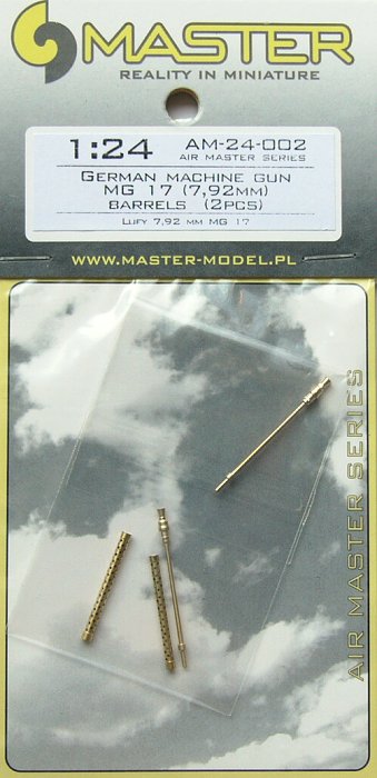 1/24 German aircraft mach.gun MG 17 barrels (2pcs)