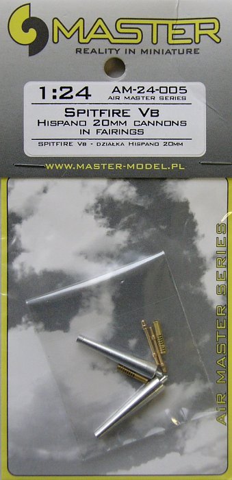 1/24 Spitfire VB Hispano 20mm cannons in fairings