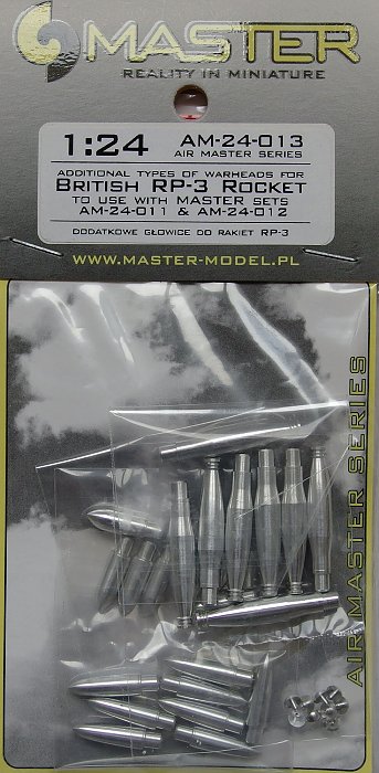 1/24 Additional Warheads for British RP-3 Rocket