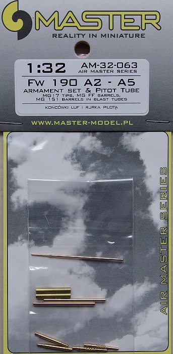 1/32 Fw 190 A2-A5 armament set & pitot tube