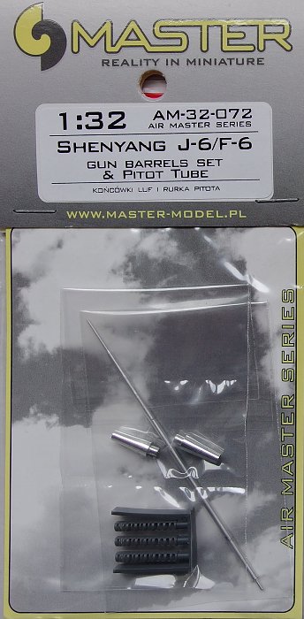 1/32 Shenyang J-6/F-6 - Gun barrels & pitot tube