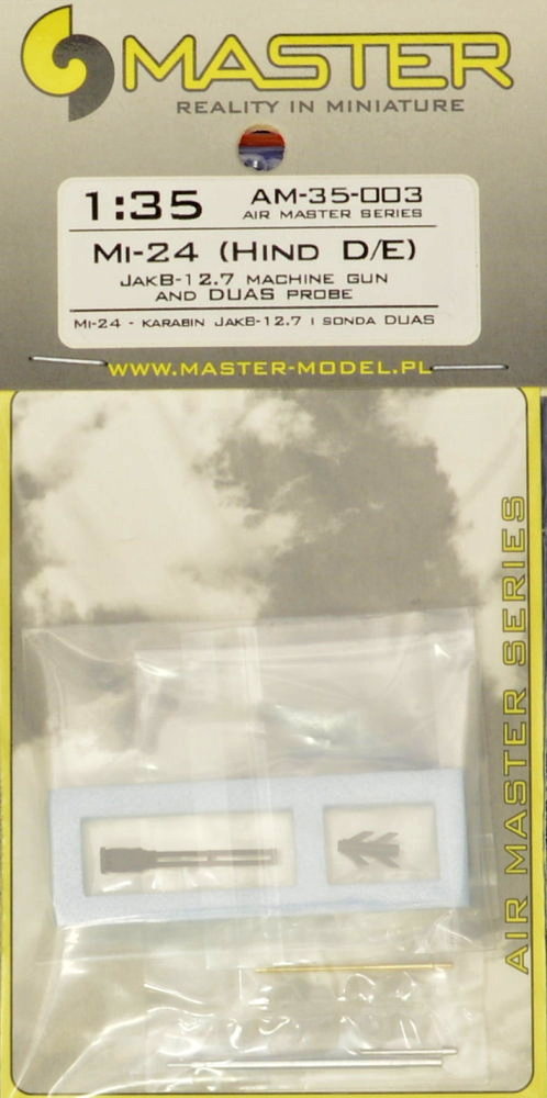 1/35 Mi-24 Hind D/E JakB-12.7mm MG barrel & probe