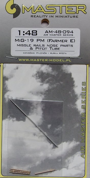 1/48 MiG-19PM Farmer E - missle rails nose & pitot