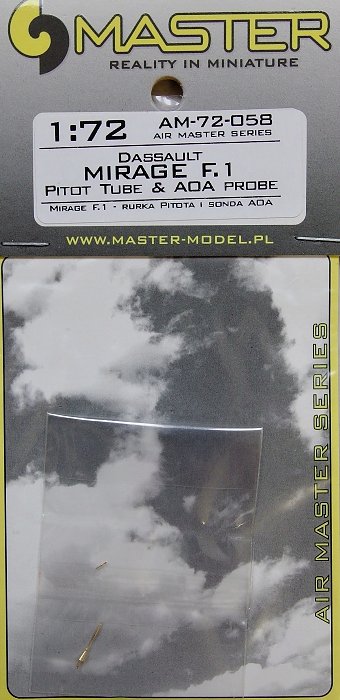 1/72 Dassault Mirage F.1 Pitot Tube & AOA Probe