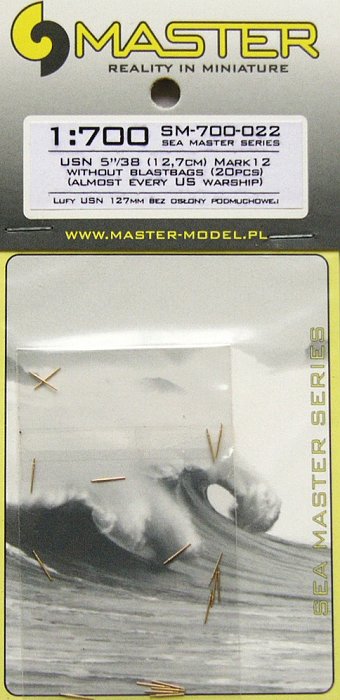 1/700 USN 5in/38 Mark 12 barrels w/o blastbags