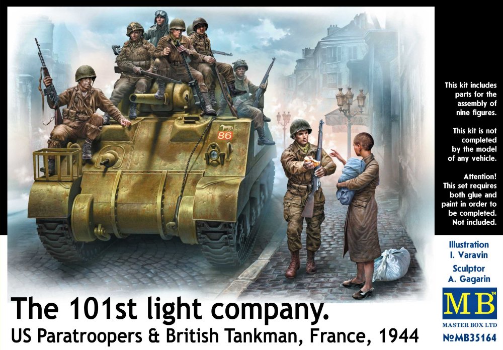 1/35 The 101st light company, France 1944 (9 fig.)