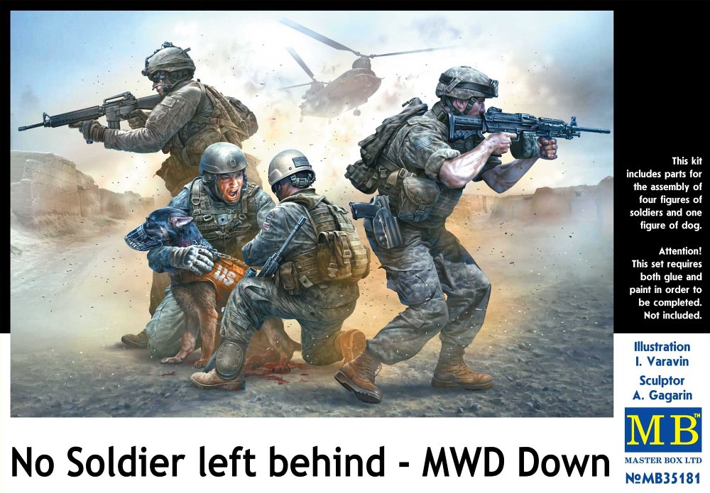 1/35 'No Soldier left behind - MWD Down' (5 fig.)