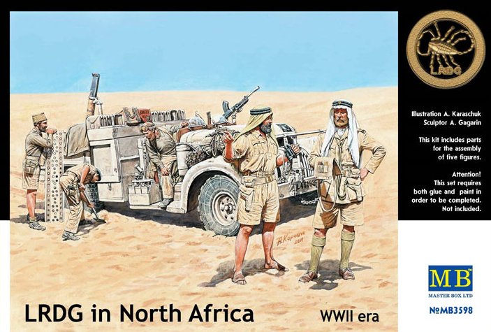 1/35 LRDG in North Africa WWII (5 fig.)